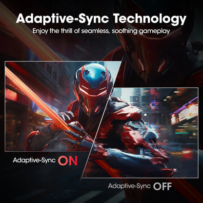 27 Inch Curved Gaming Monitor, 180Hz FHD Computer Monitors, 100% Srgb, Adaptive-Sync, 27E6CA