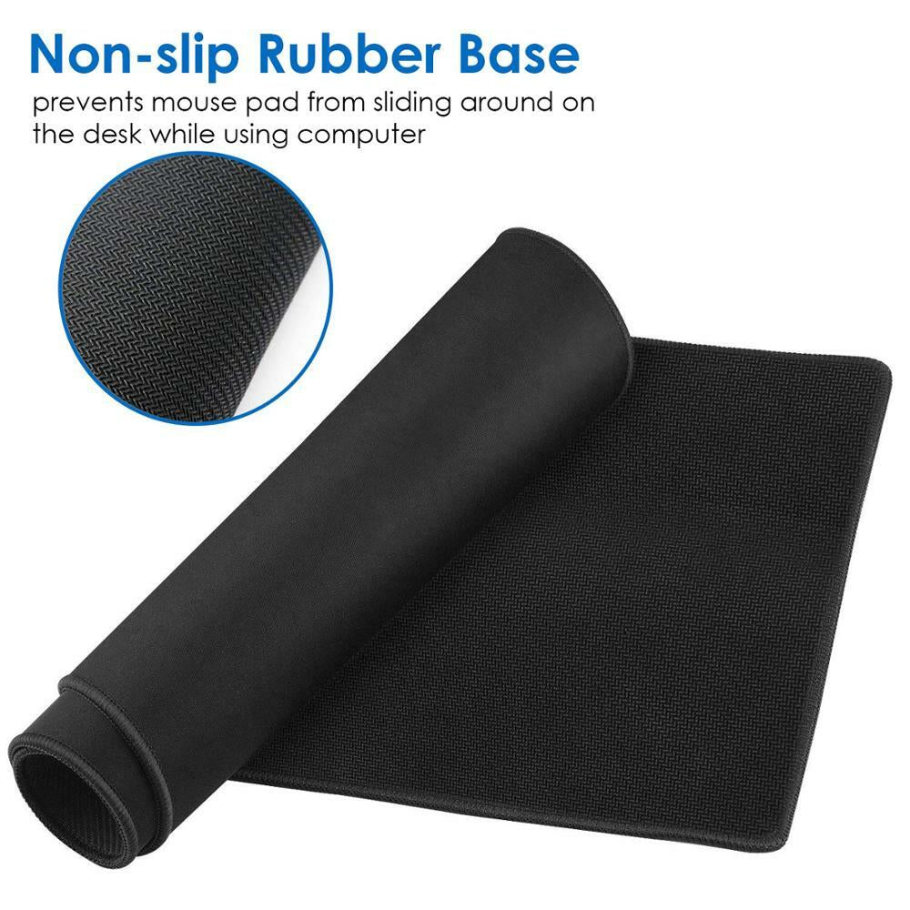 2-Pack Non-Slip Mouse Pad Stitched Edge PC Laptop for Computer PC Gaming Rubber