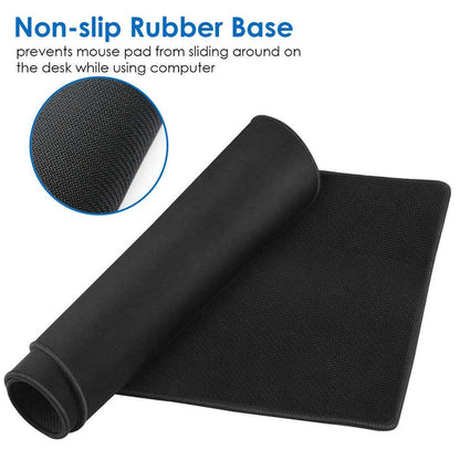 2-Pack Non-Slip Mouse Pad Stitched Edge PC Laptop for Computer PC Gaming Rubber
